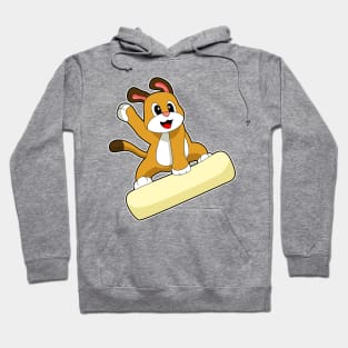 Dog Snowboard Winter sports Hoodie